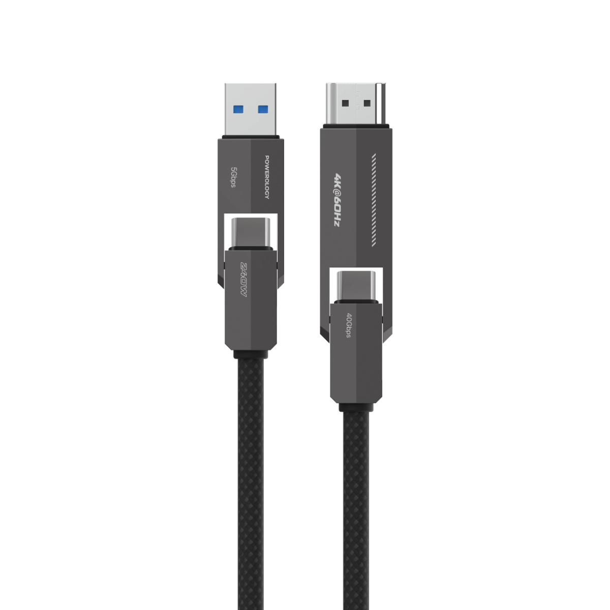 Powerology  4-in-1 Charging & Data Transfer Cable