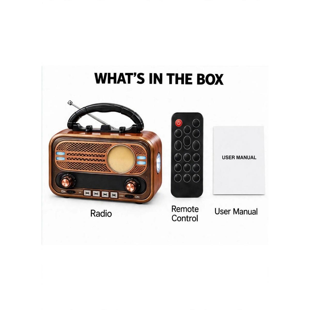 Retro Vintage Style FM Radio