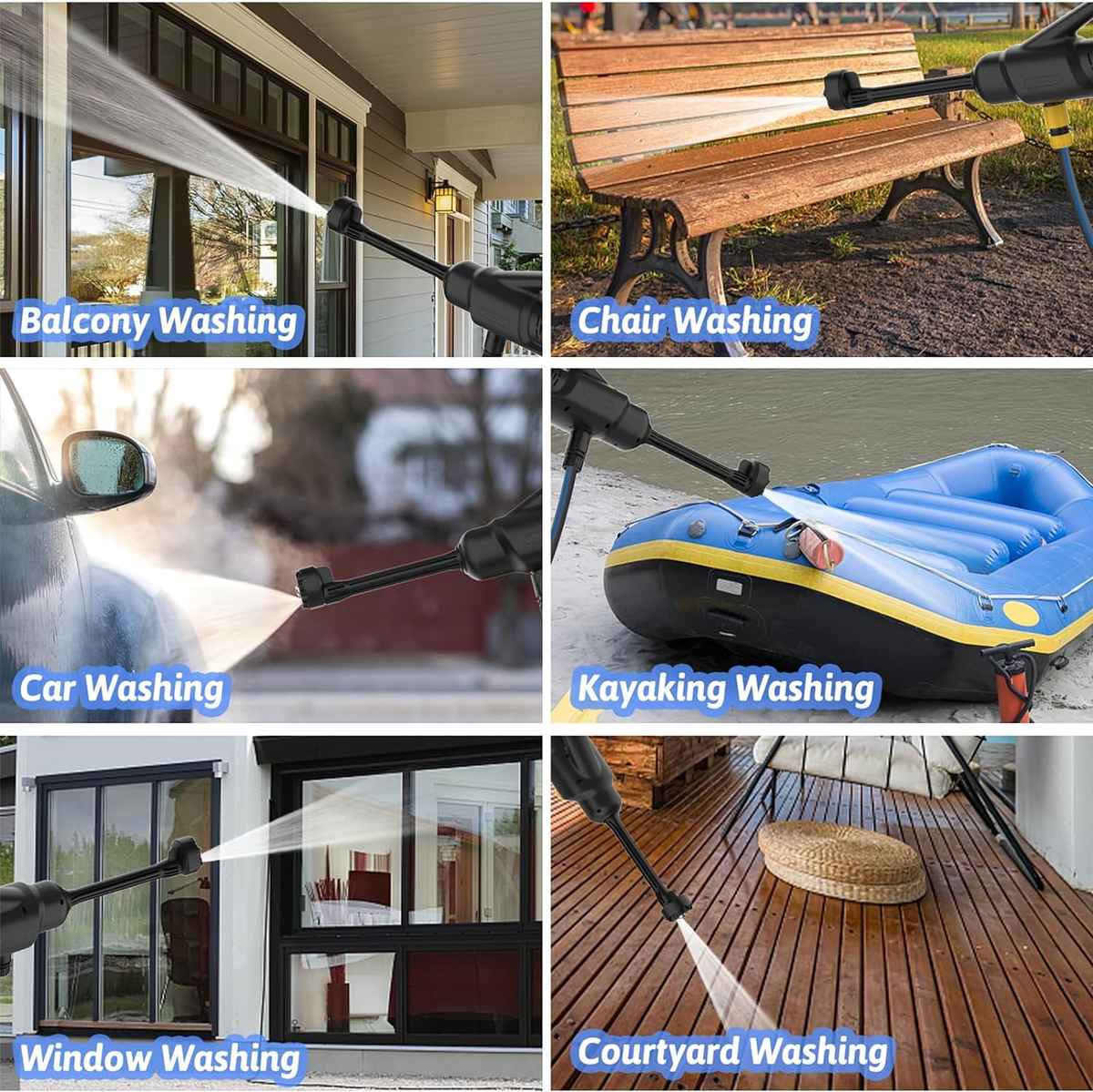 6-in-1 Brushless Car Washing Machine by Porodo