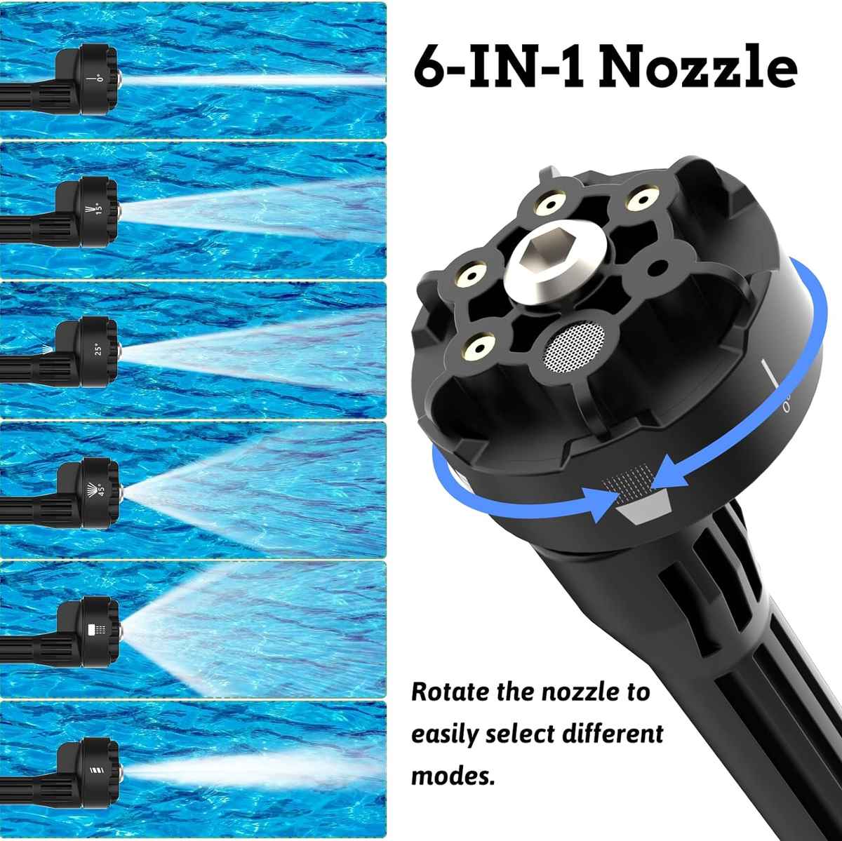 6-in-1 Brushless Car Washing Machine by Porodo