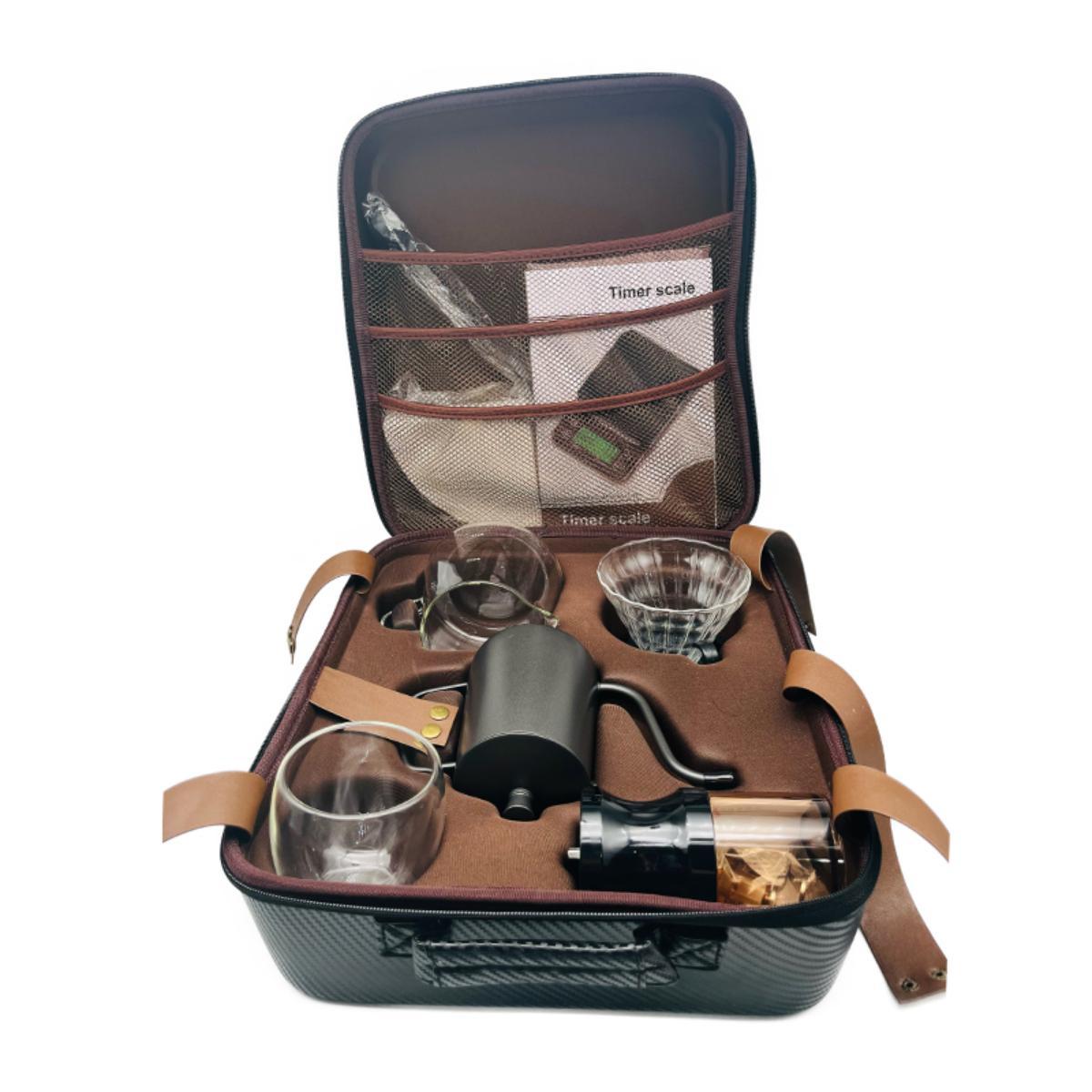 Portable Travel Coffee Brewing Kit