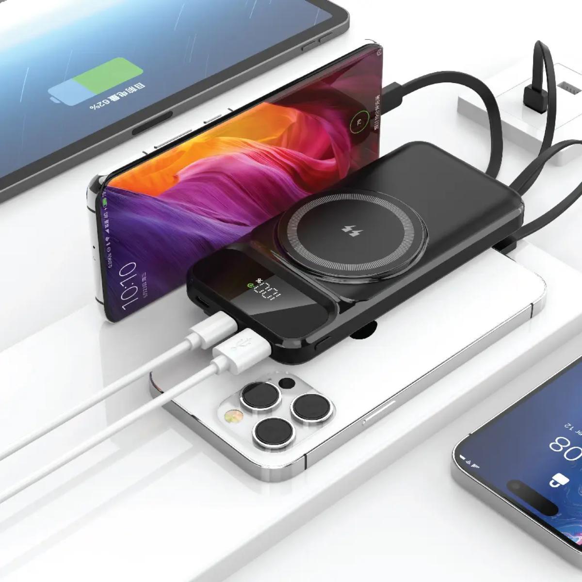 10,000mAh Magnetic Wireless Power Bank