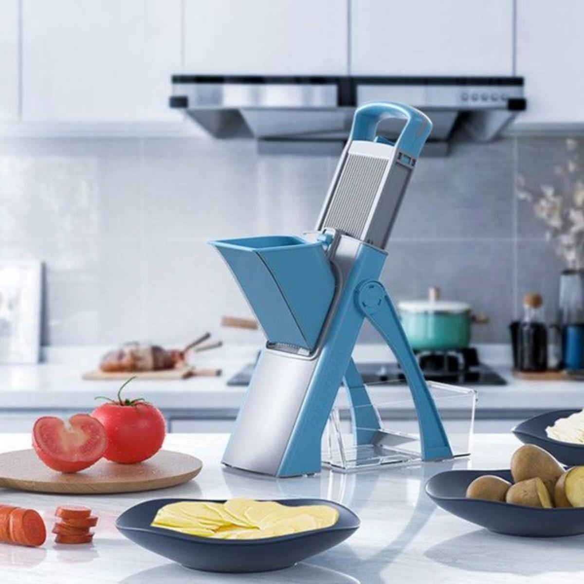 Hand-Safe Mandoline Vegetable Slicer