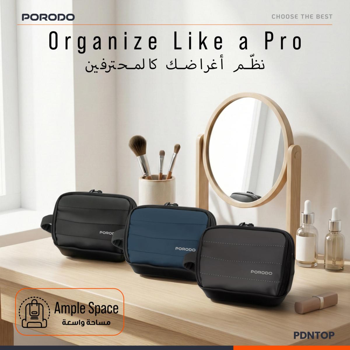 Porodo Lifestyle Tech Organizer Pouch