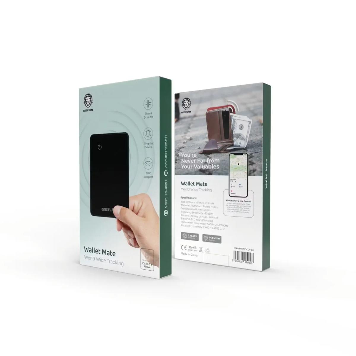 Green Lion Wallet Mate World Wide Tracking