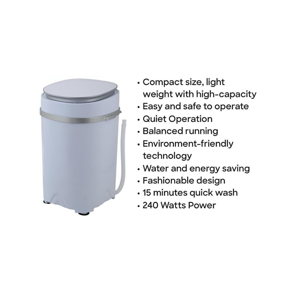 4kg Single Tub Washing Machine Compact