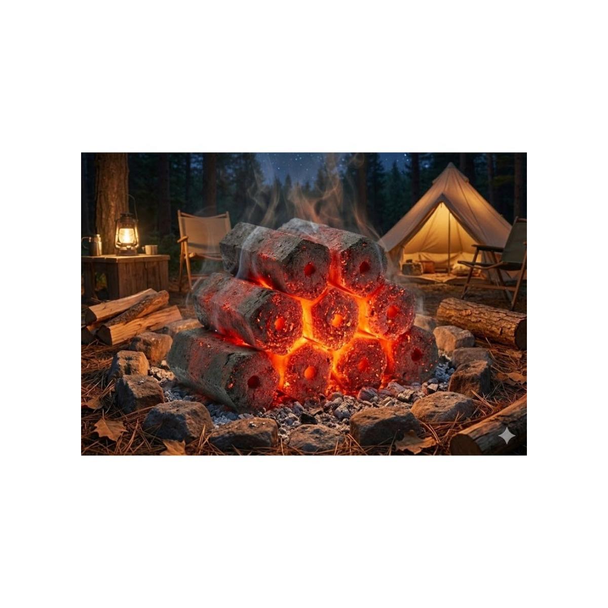 Natural Hexagonal Coconut Charcoal Briquettes (5KG)