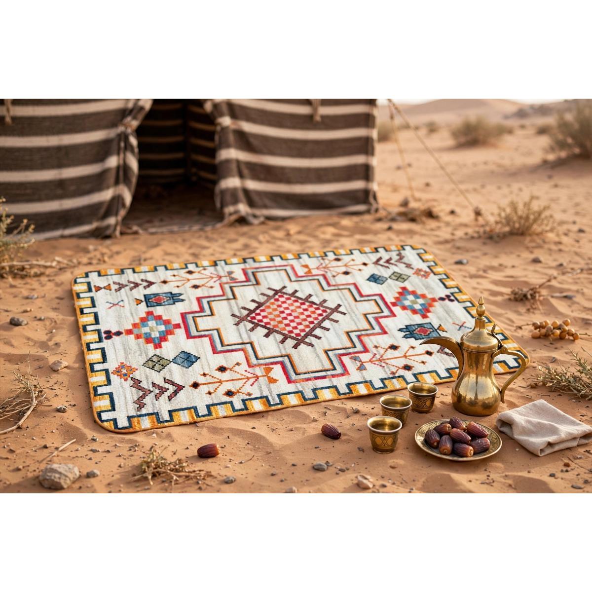 Decorative Tea Set Carpet 30 x 50 cm