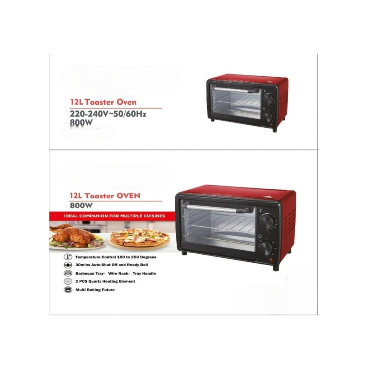 12L Electric Toaster Oven 800W