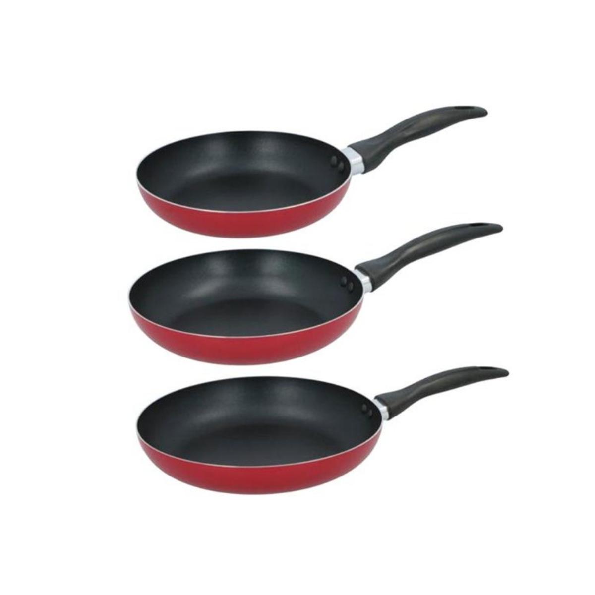3 Piece Non Stick Fry Pan Set