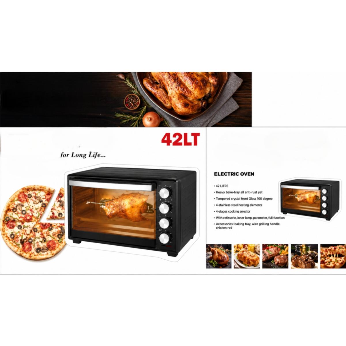 42L Electric Rotisserie Oven
