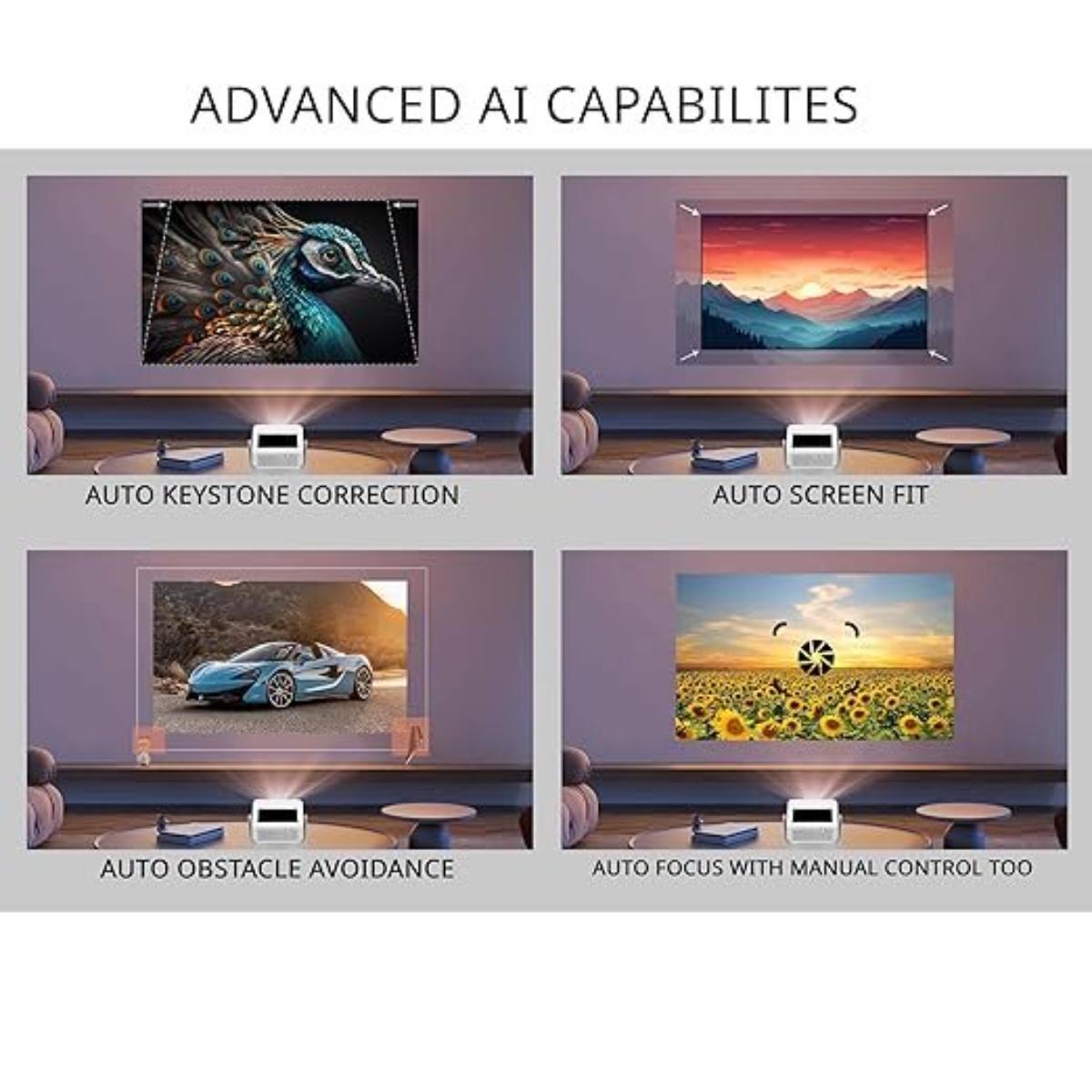 Full HDwith WiFi, Bluetooth, Auto Focus & 130” Display