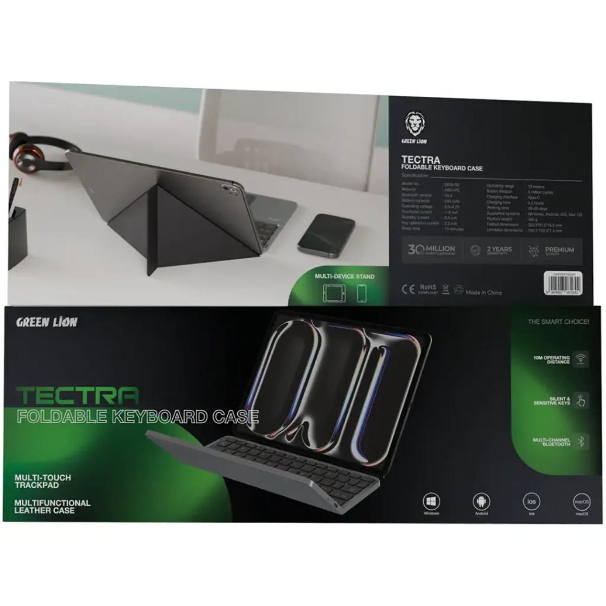 Foldable Bluetooth Keyboard Case with Touchpad