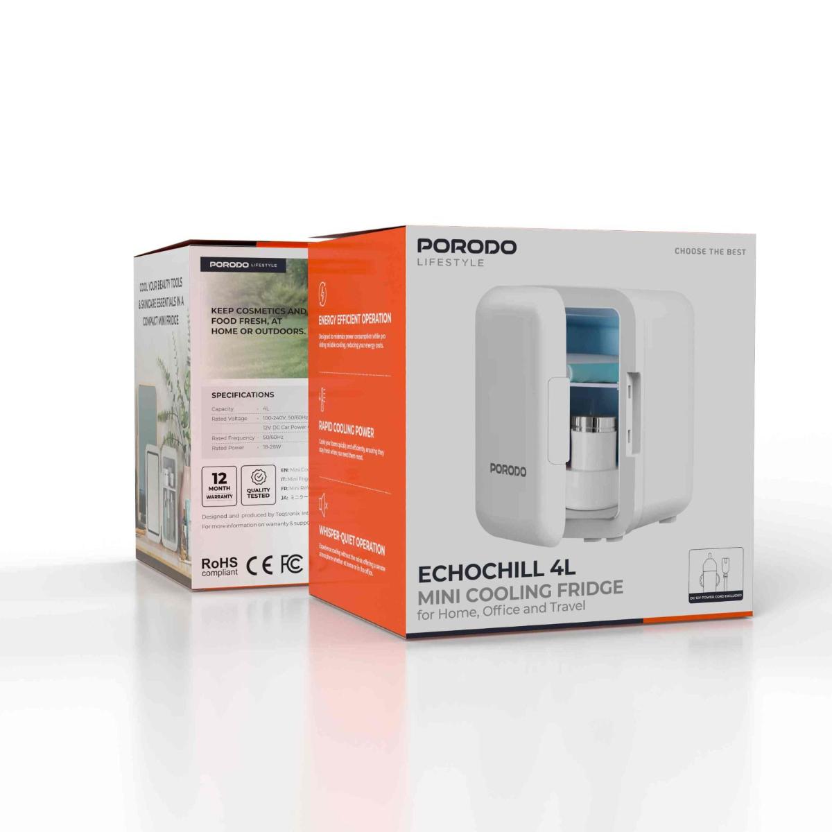 4L Mini Portable Cooling Fridge