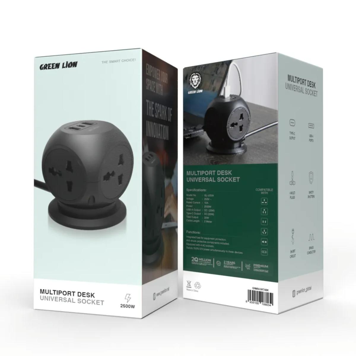 Multiport Desk Universal Socket