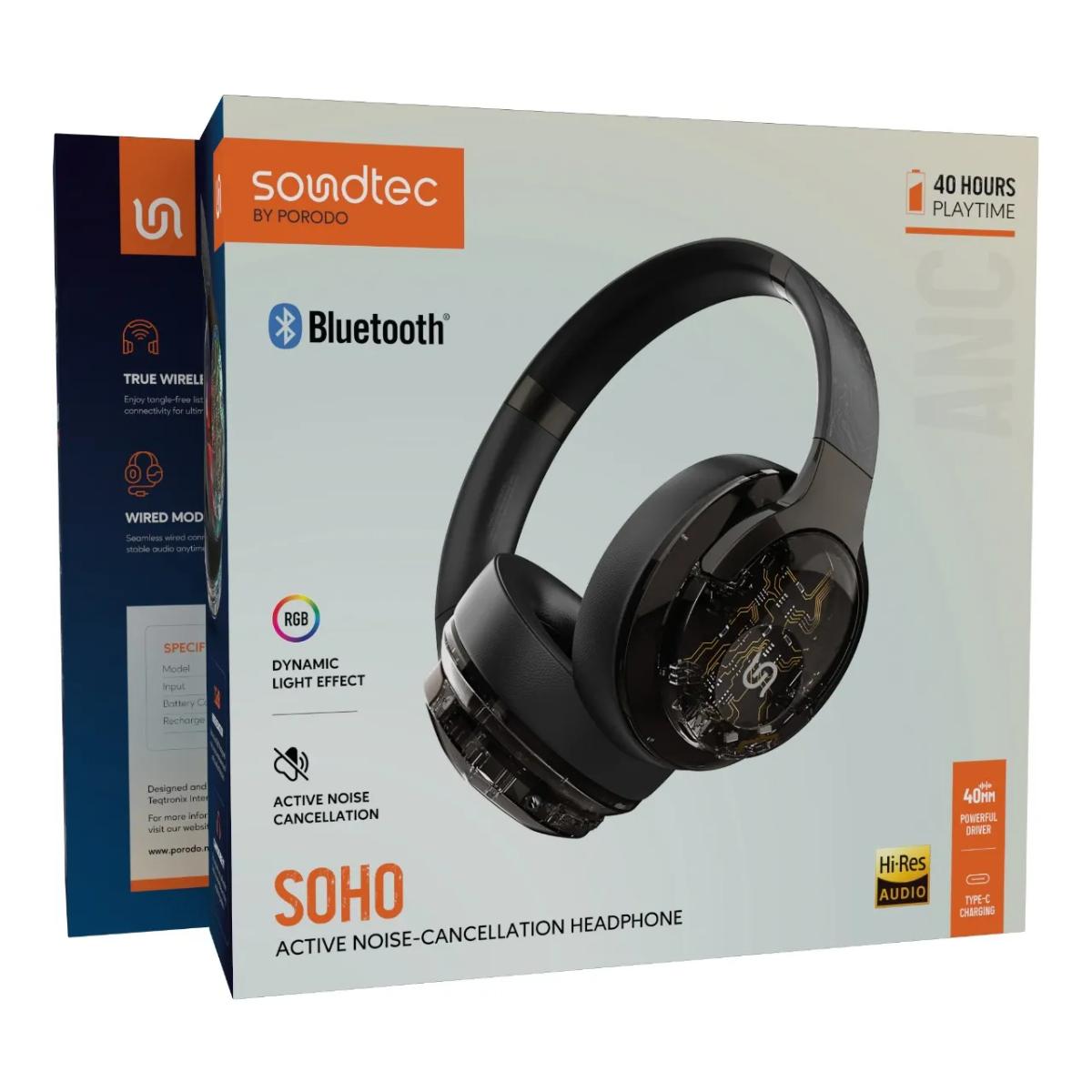 Porodo Soundtec Soho ANC Headphone