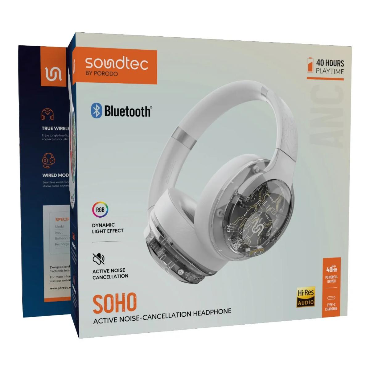 Porodo Soundtec Soho ANC Headphone