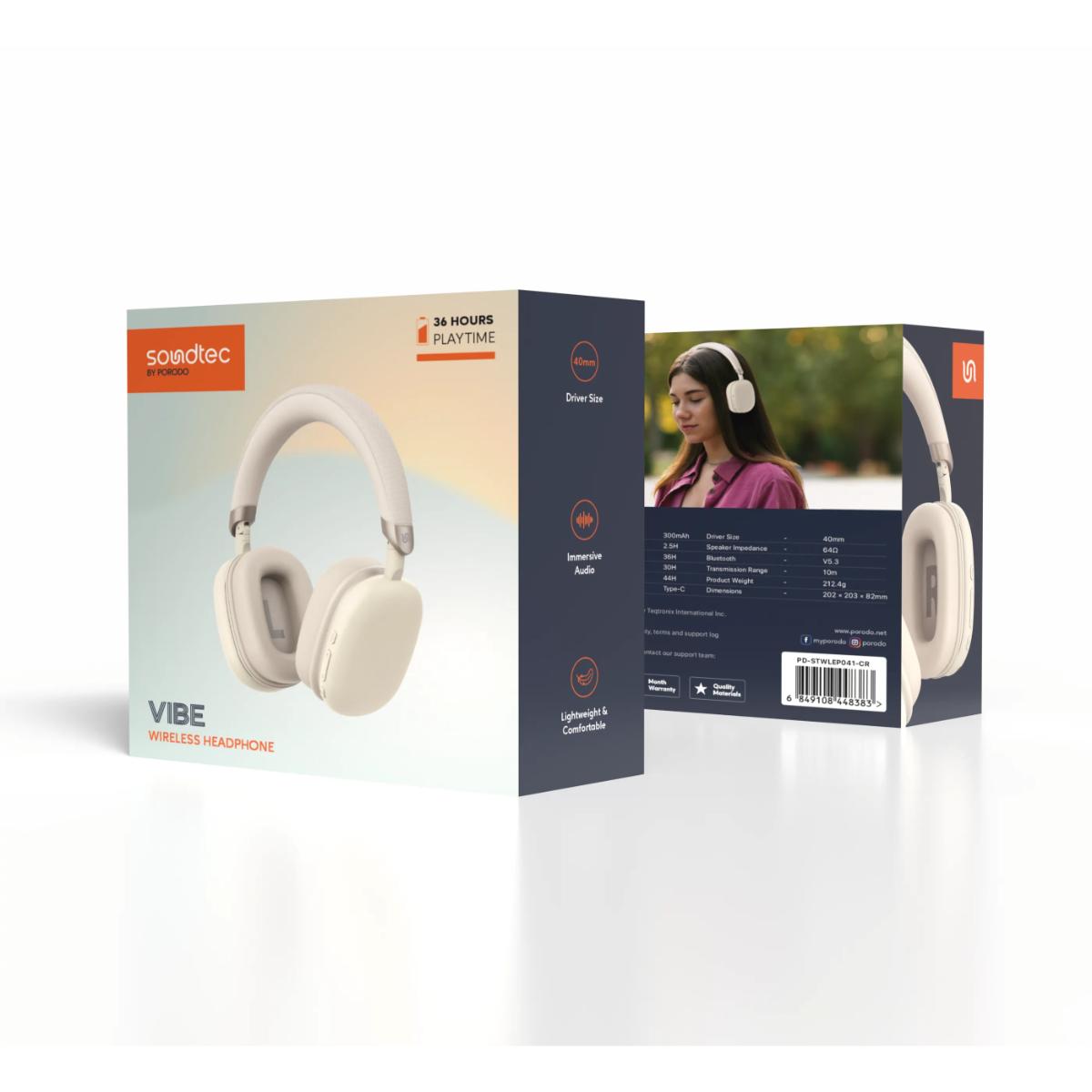 Porodo  Vibe Wireless Headphone