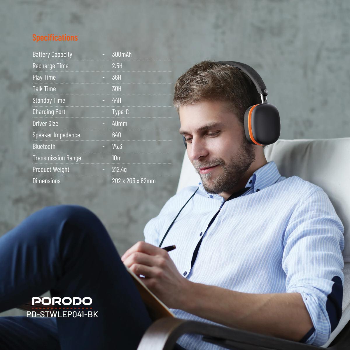 Porodo  Vibe Wireless Headphone