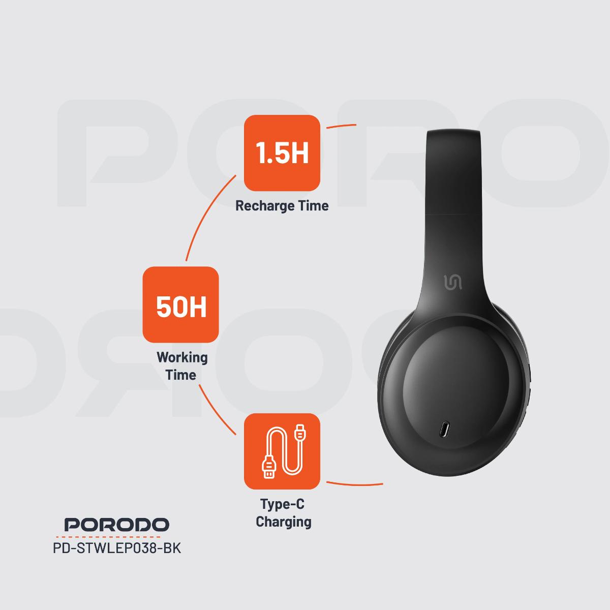 Porodo  PRIMO Wireless Headphone