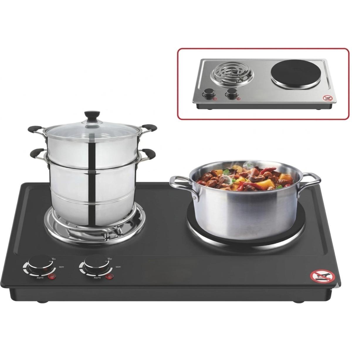2500W Double Electric Hot Plate Cooktop