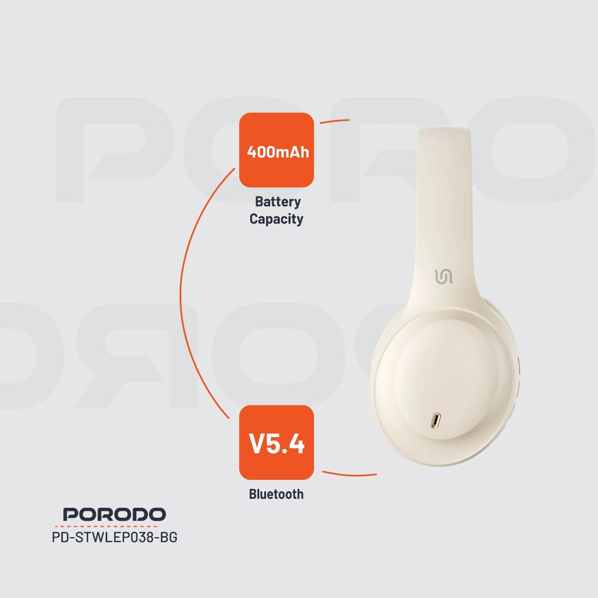 Porodo  PRIMO Wireless Headphone