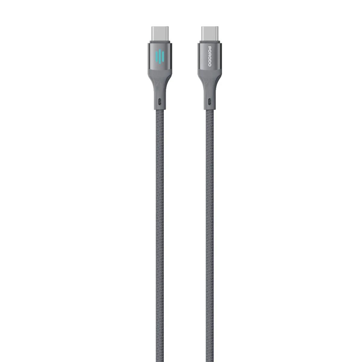 Porodo USB-C to USB-C PD 60W Braided Charging