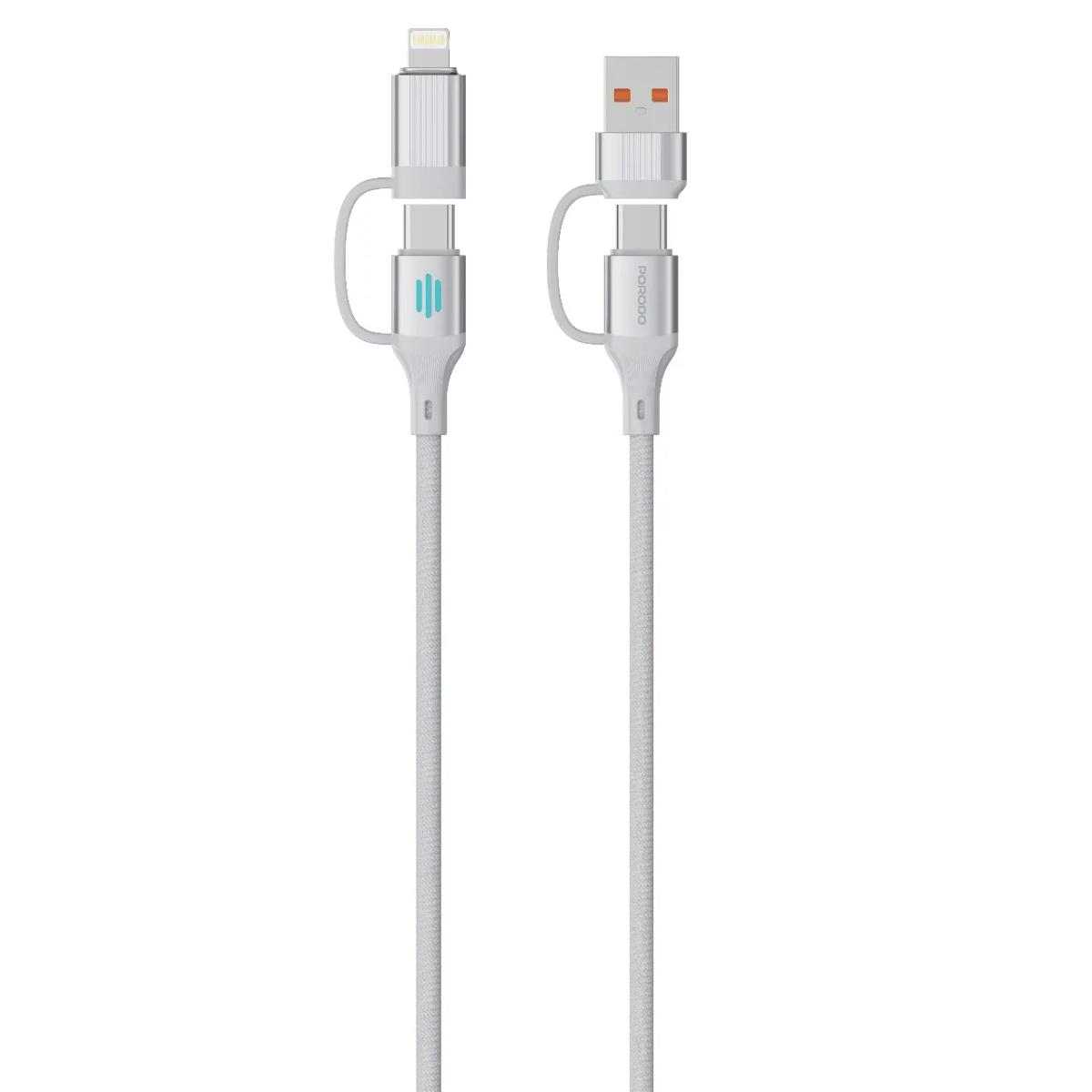 Porodo 4-in-1 High-Speed Charging Cable