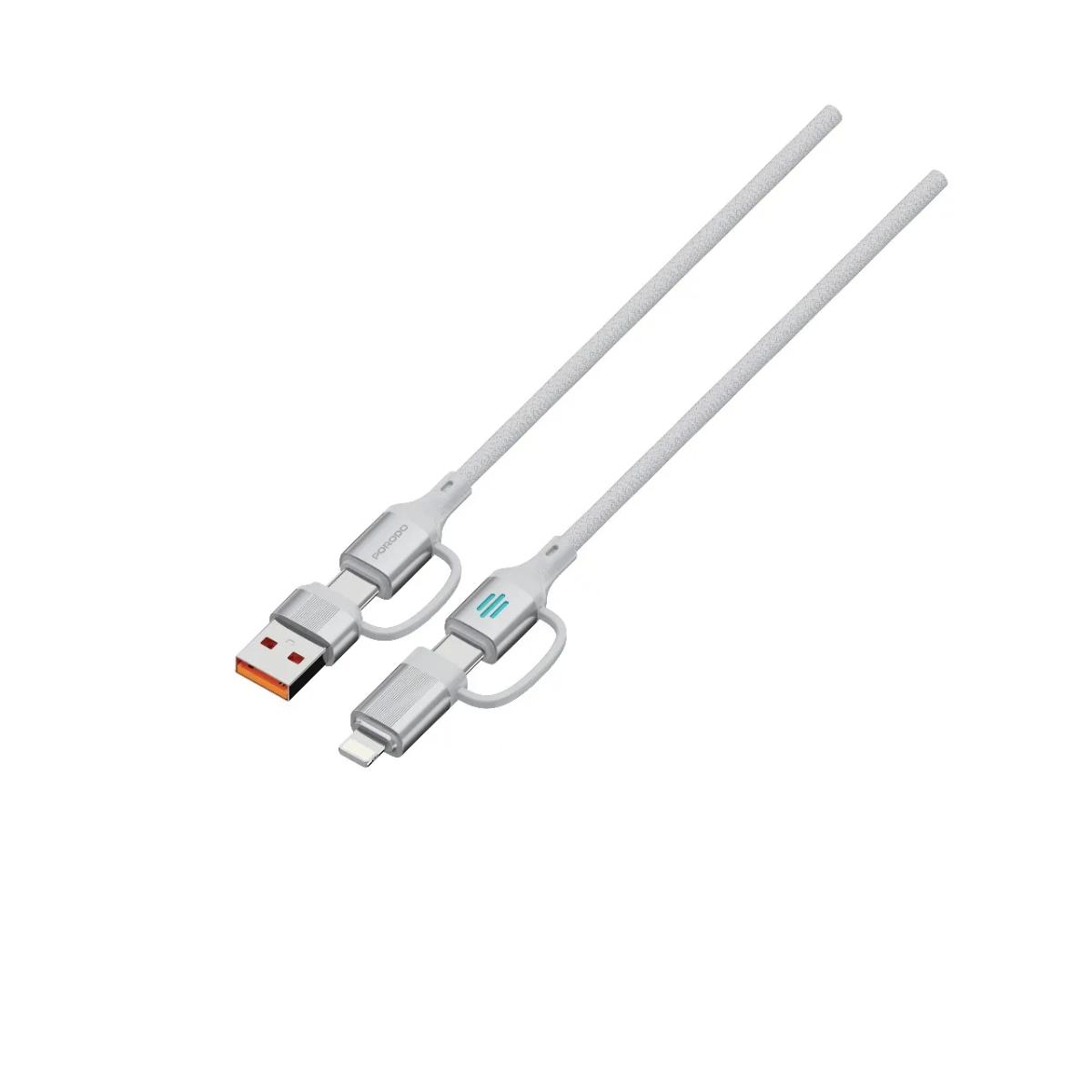 Porodo 4-in-1 High-Speed Charging Cable