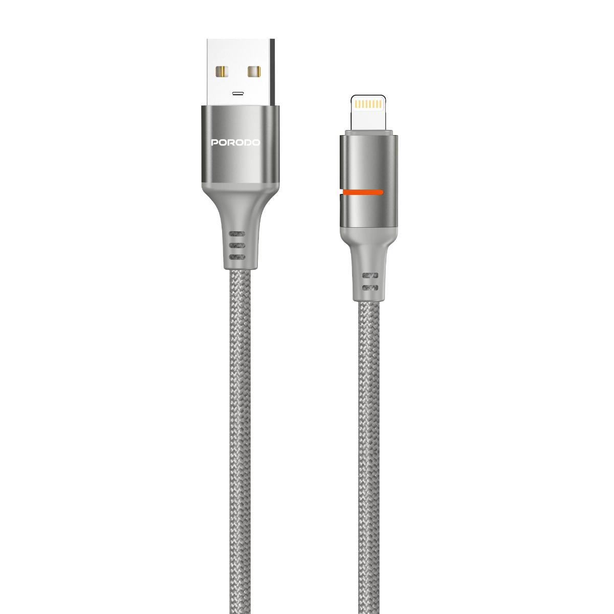 Porodo USB-A To Lightning LED Light Cable