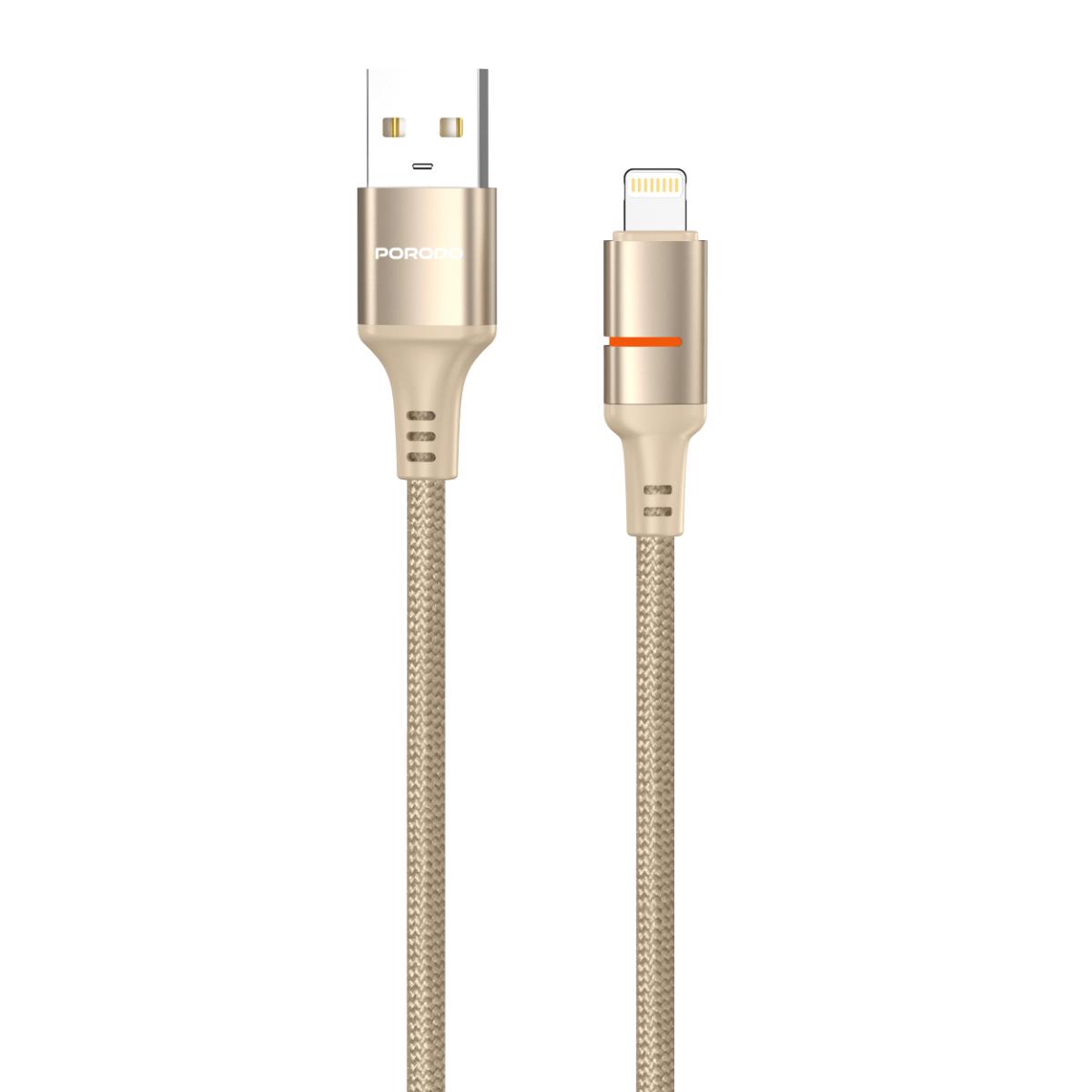Porodo USB-A To Lightning LED Light Cable