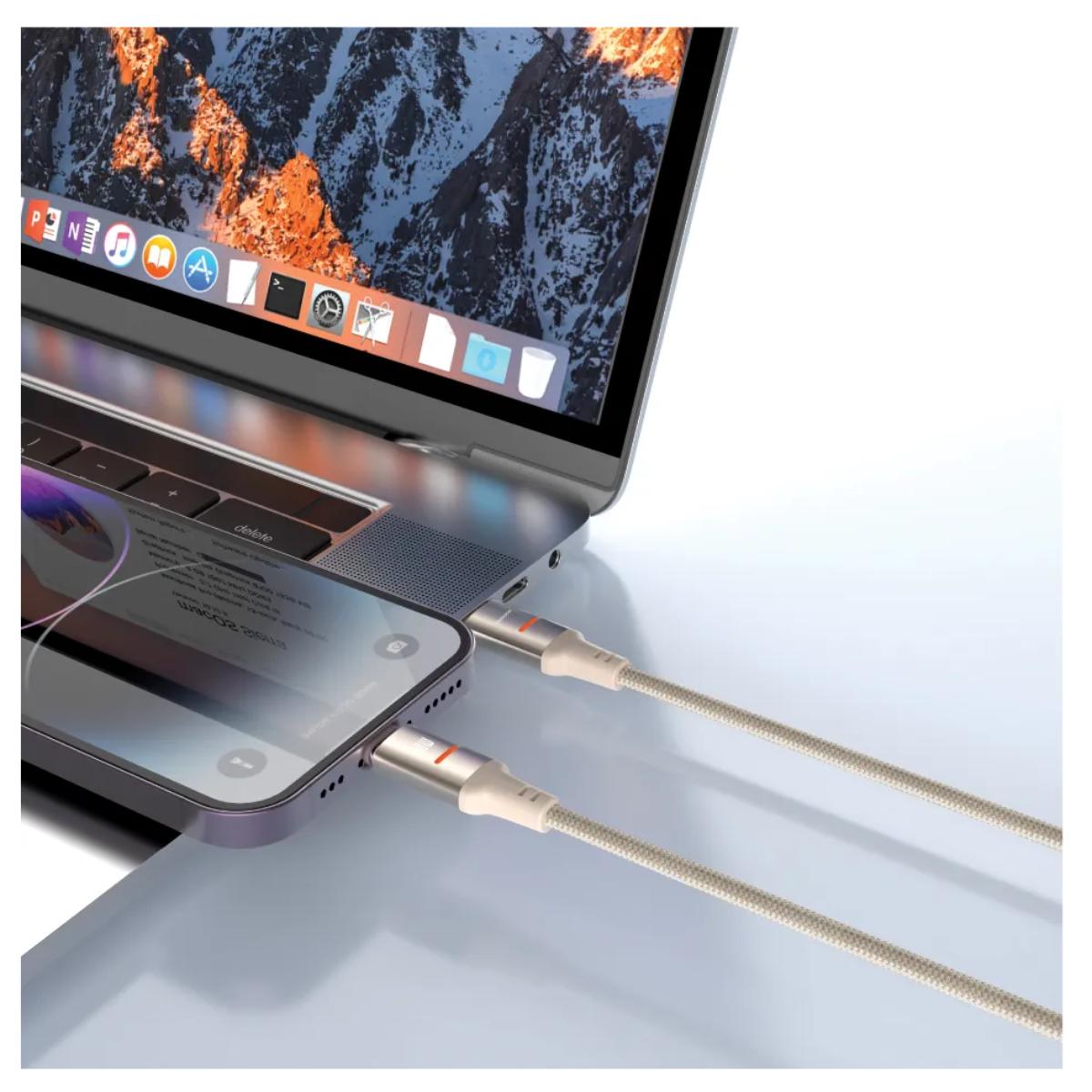 Porodo USB-C To Lightning LED Light Cable