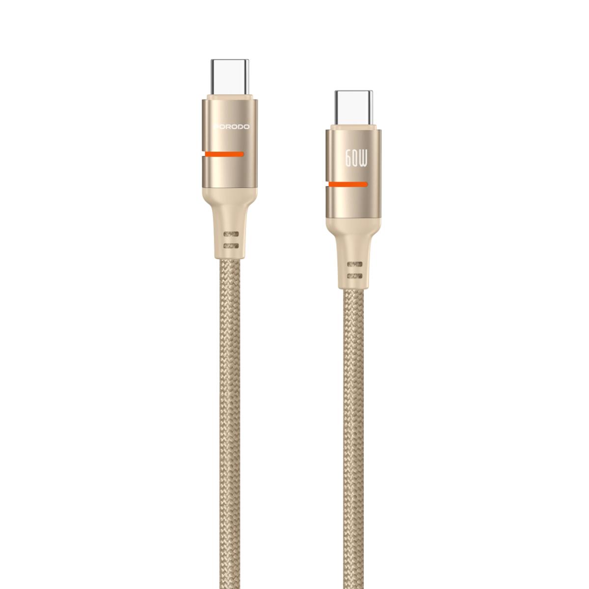 Porodo USB-C To USB-C LED Light Cable