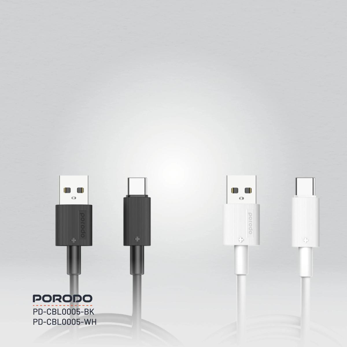 Porodo USB-A to USB-C Durable Charging Cable