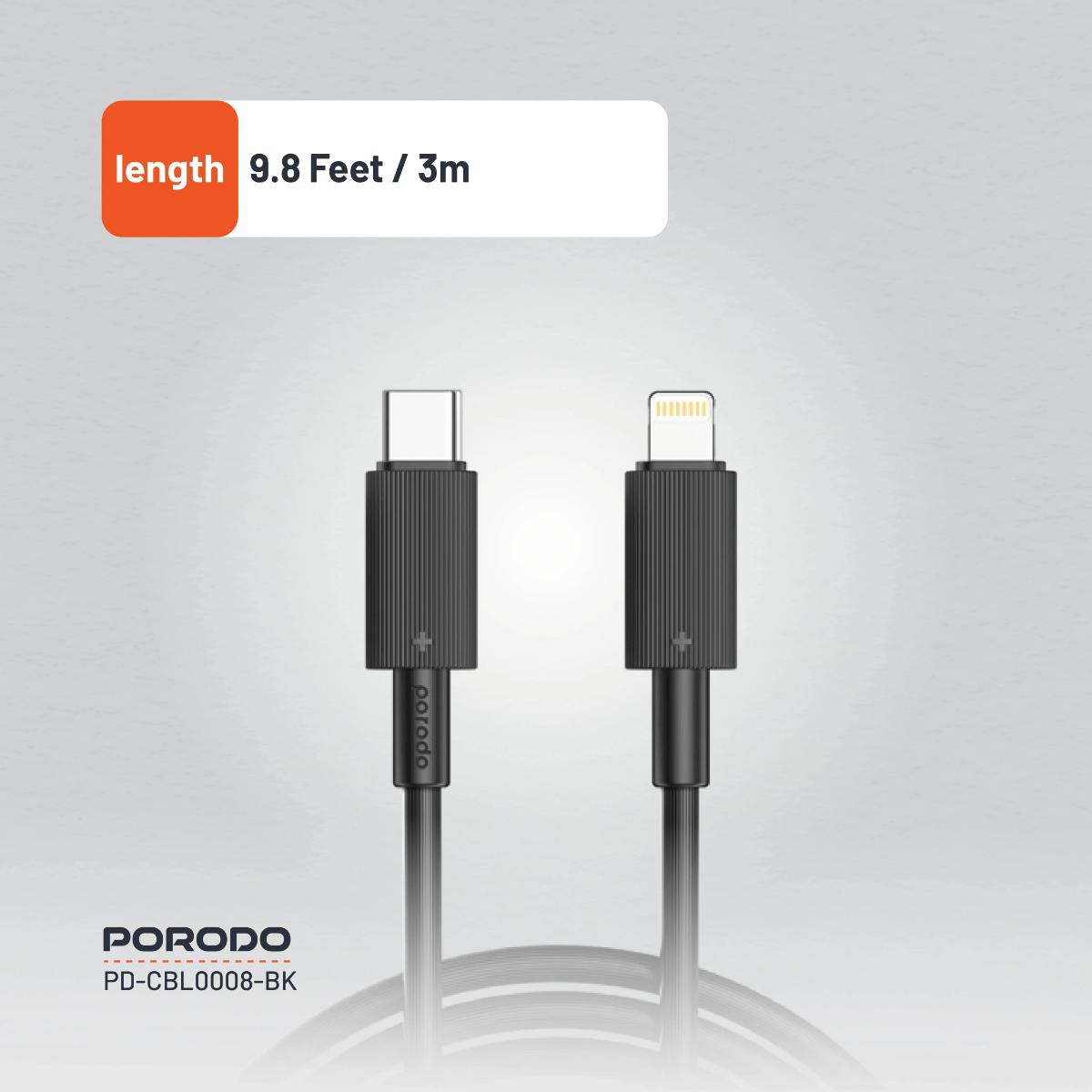 Porodo USB-C to Lightning  Cable