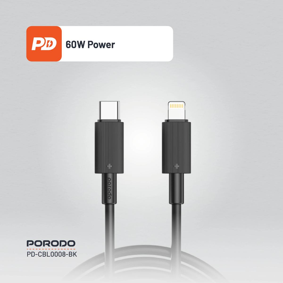 Porodo USB-C to Lightning  Cable