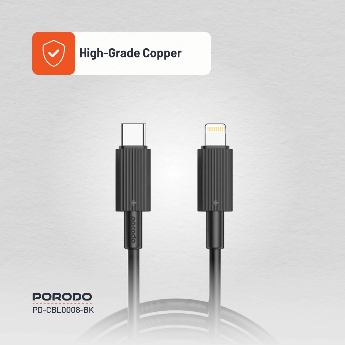Porodo USB-C to Lightning  Cable