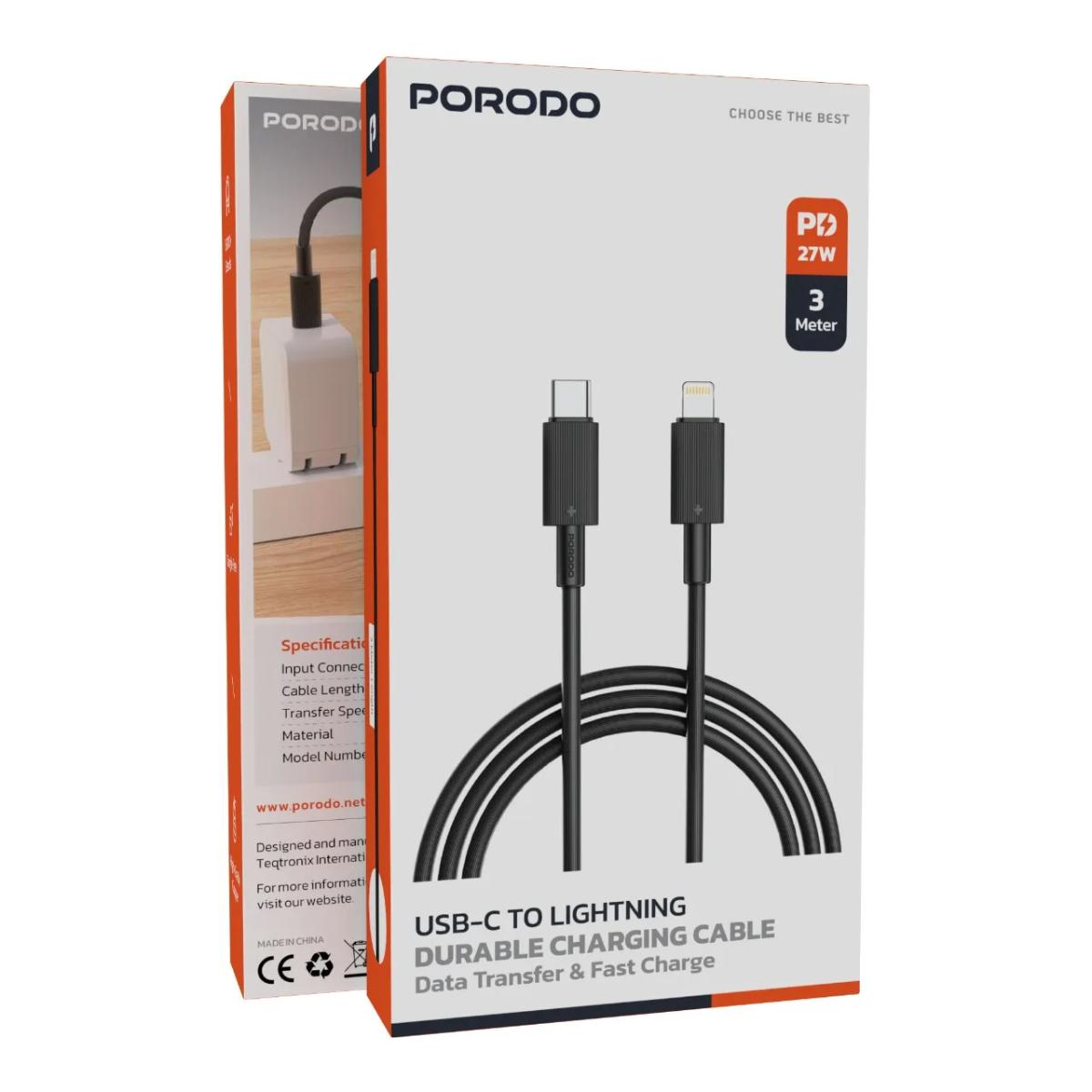 Porodo USB-C to Lightning  Cable