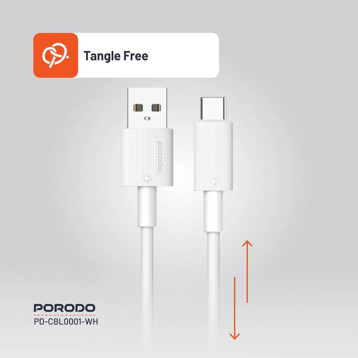 Porodo USB-A to Type-C  Cable