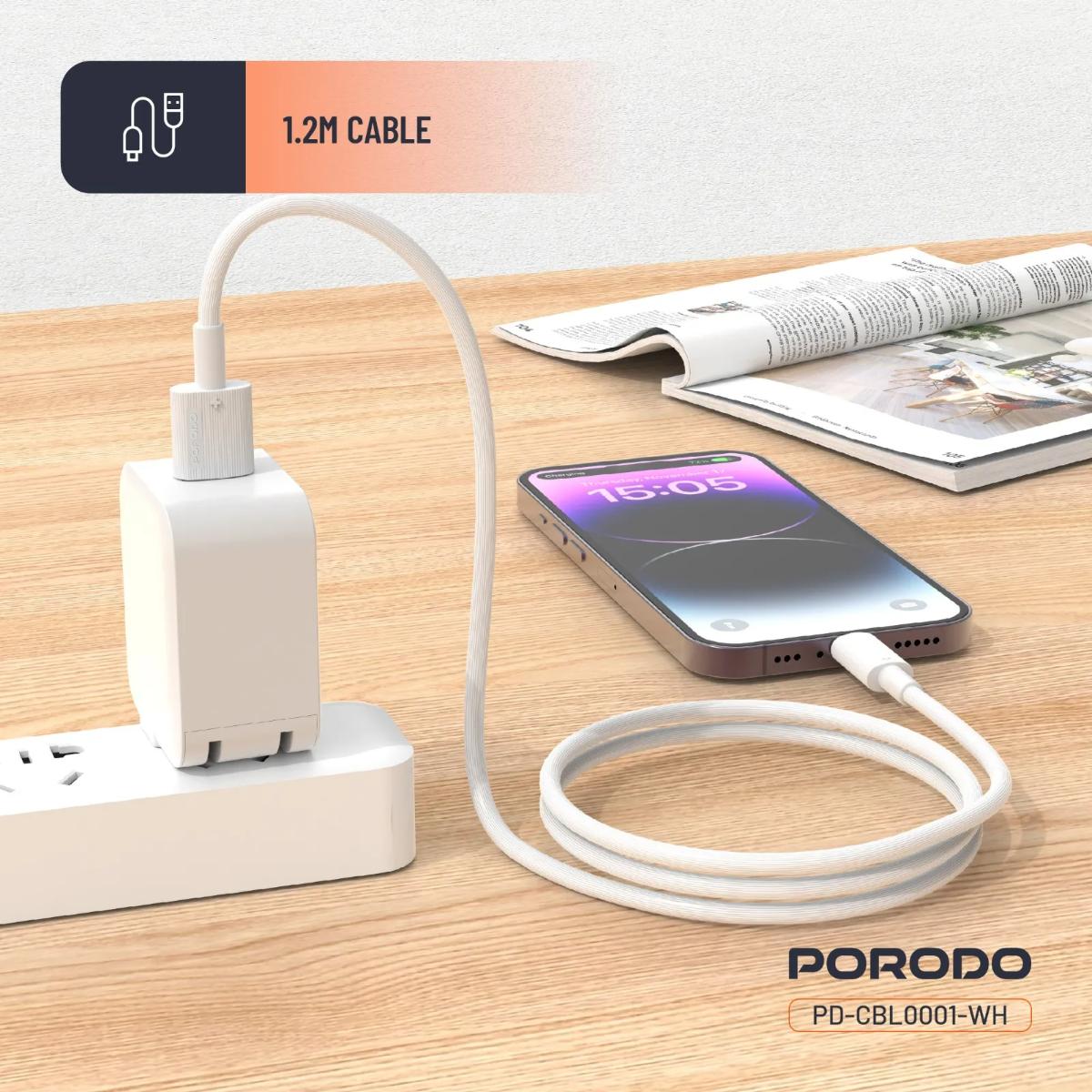 Porodo USB-A to Type-C  Cable