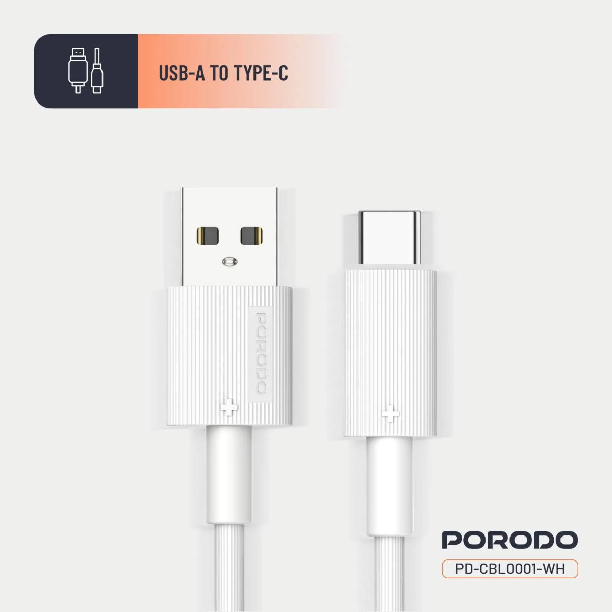 Porodo USB-A to Type-C  Cable