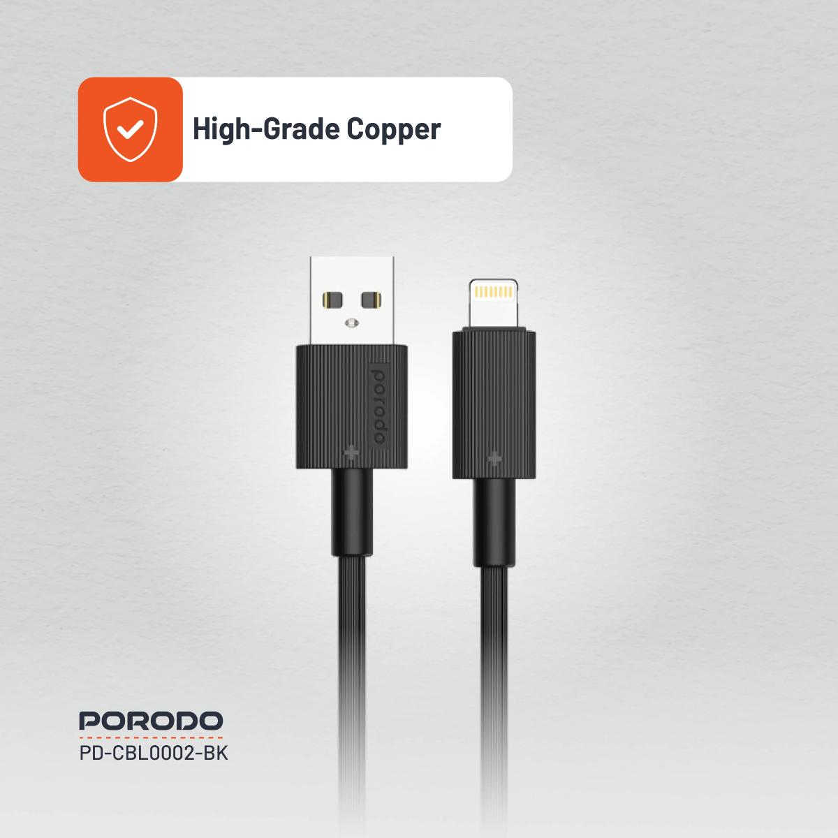 Porodo USB-A to Lightning  Cable