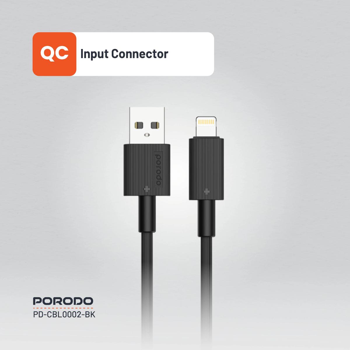 Porodo USB-A to Lightning  Cable