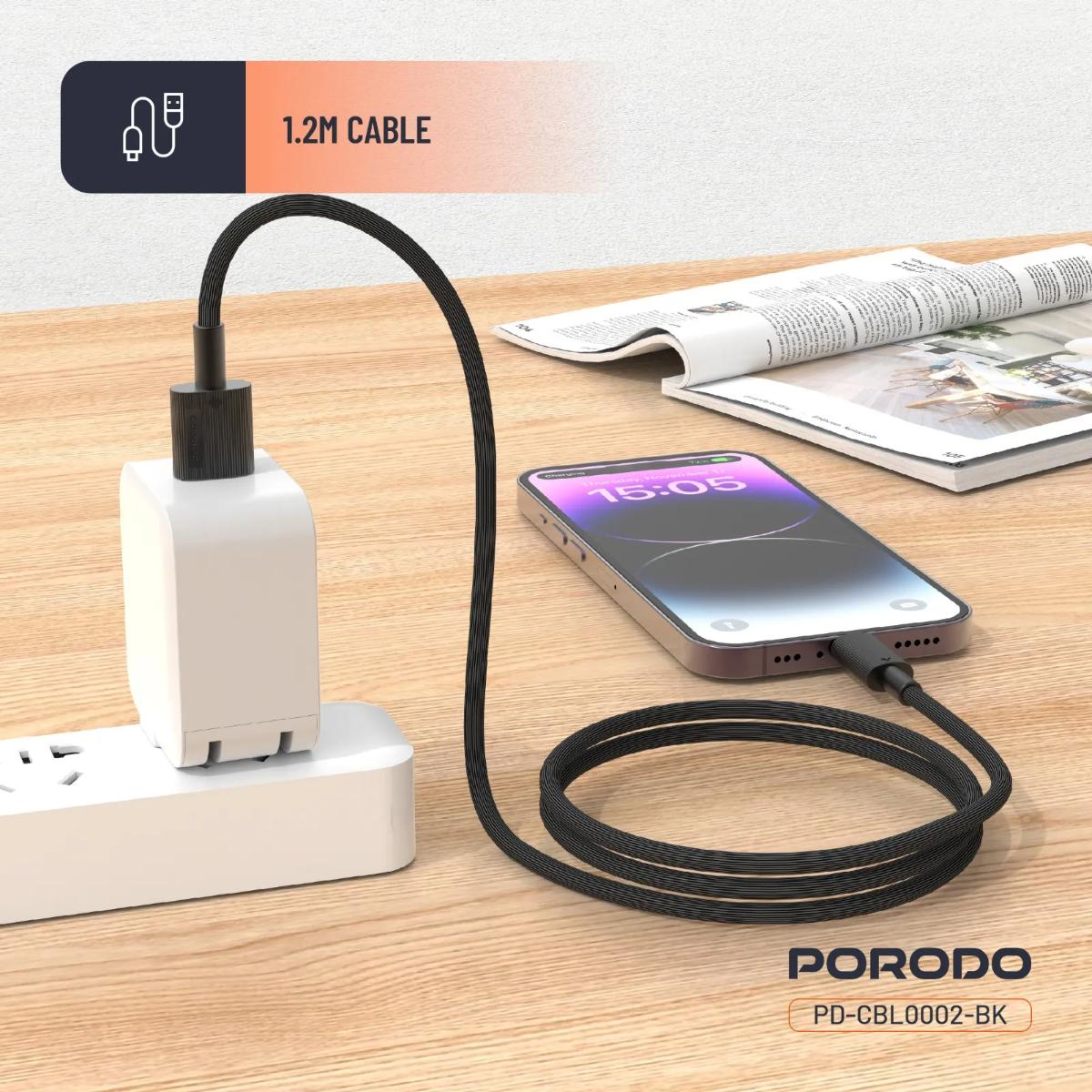 Porodo USB-A to Lightning  Cable