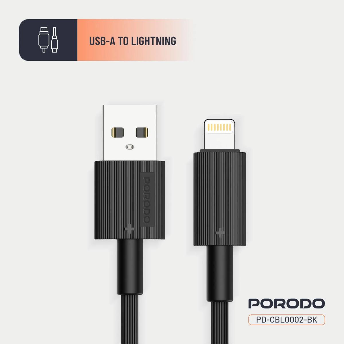 Porodo USB-A to Lightning  Cable