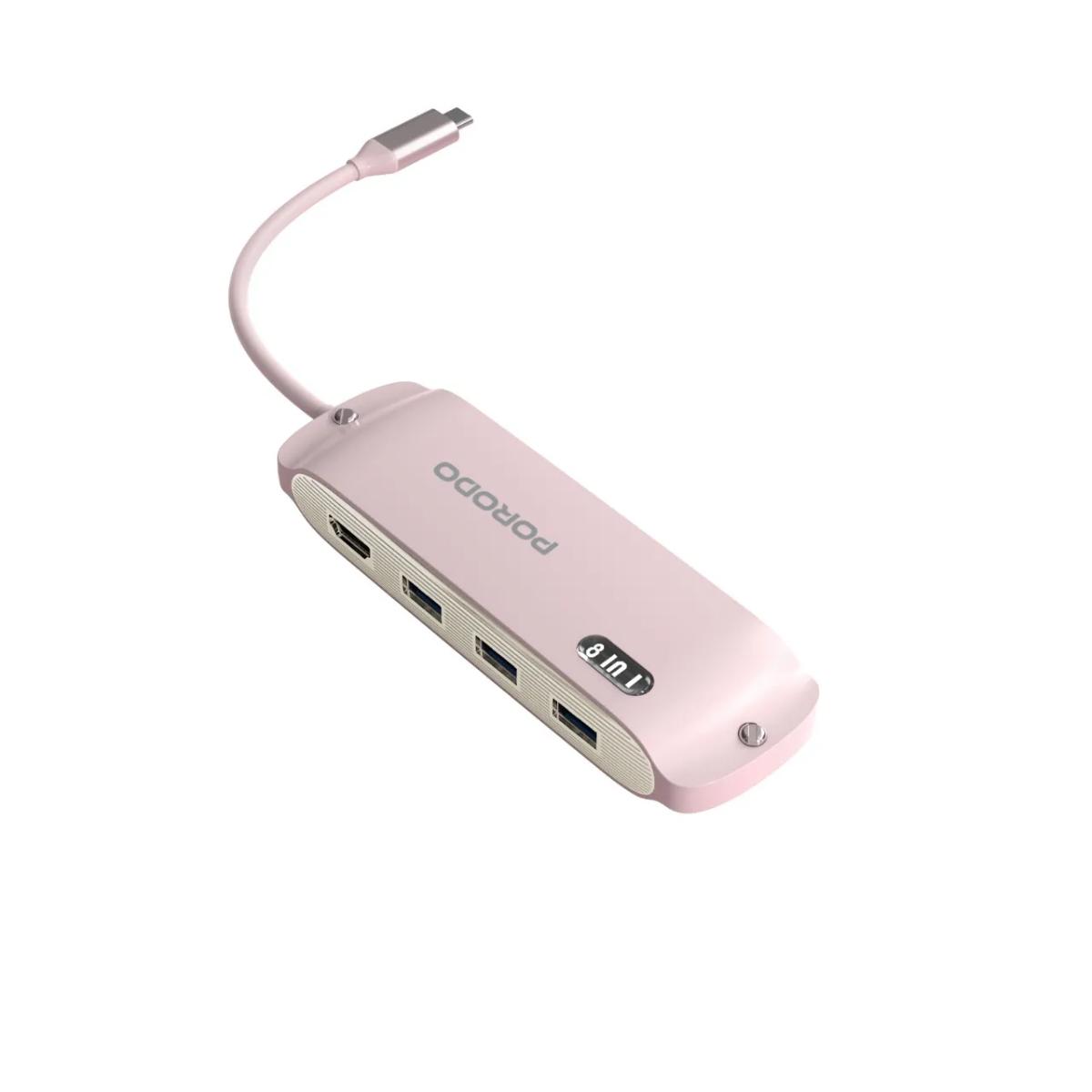 Porodo Malone Multi-Port USB-C HUB