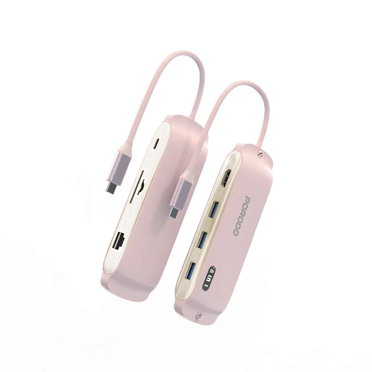 Porodo Malone Multi-Port USB-C HUB