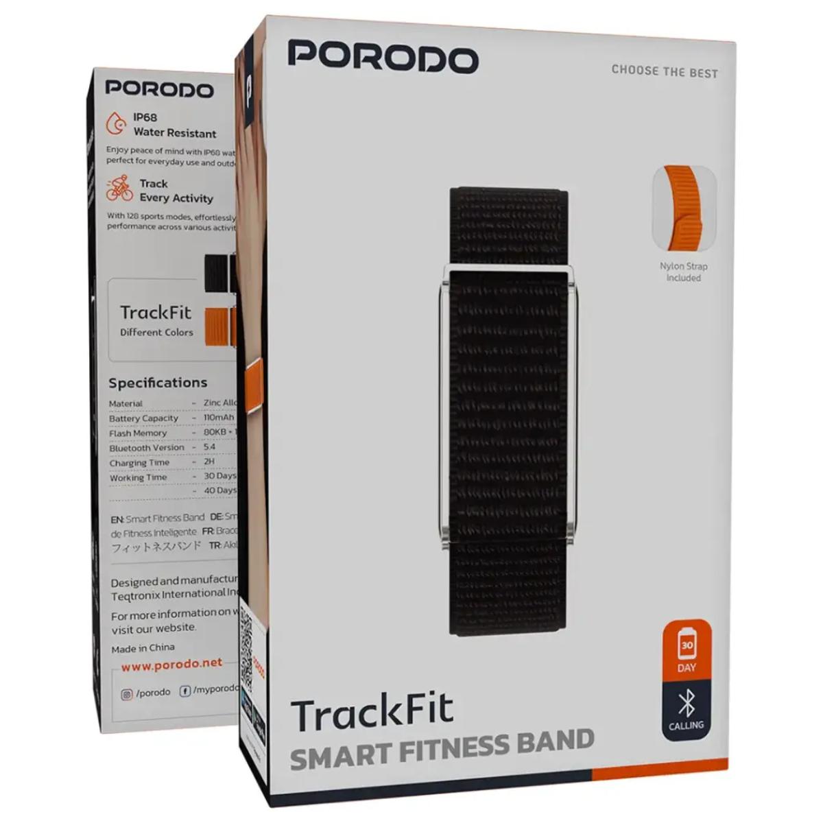 TrackFit Smart Fitness Band with Heart Rate Monitor