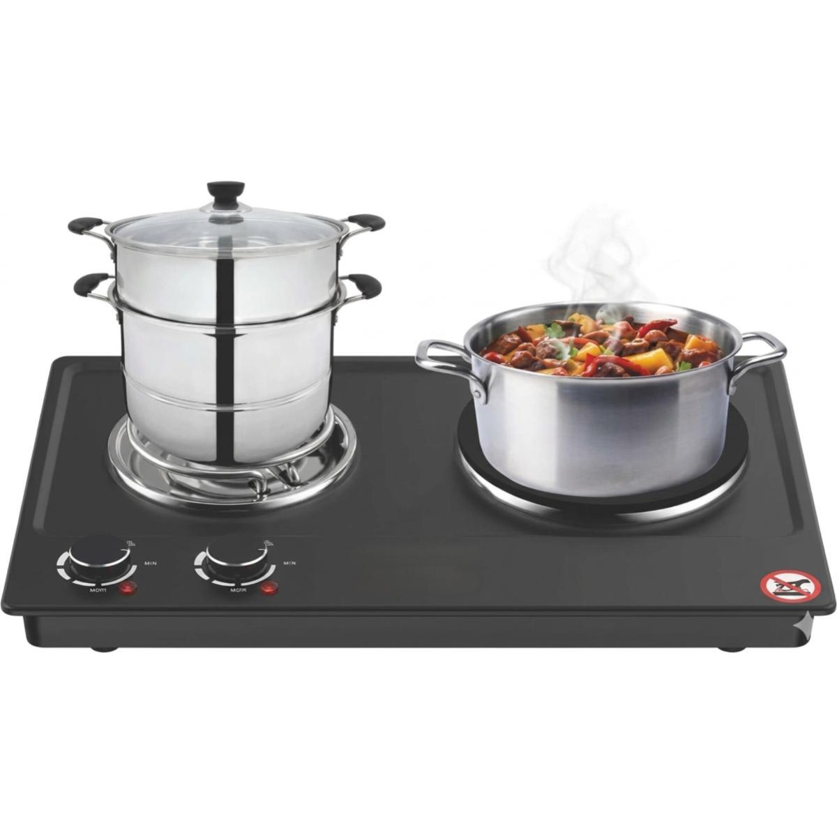 2500W Double Electric Hot Plate Cooktop