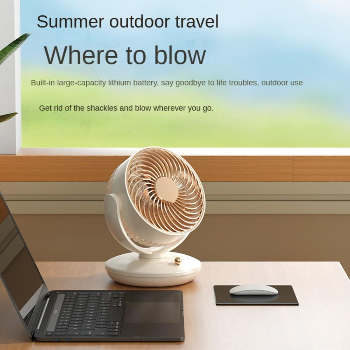 Portable USB Type-C Table Fan